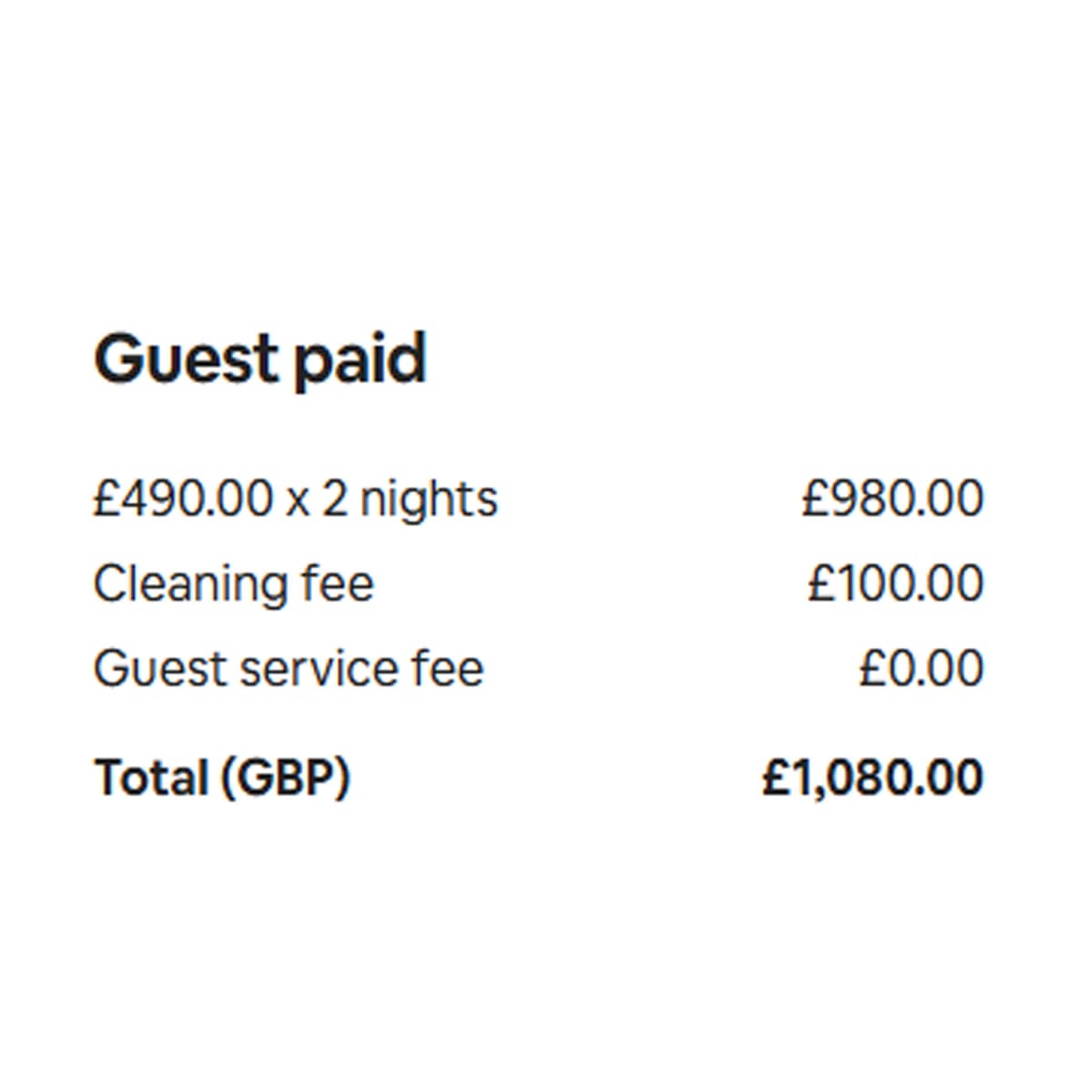 Booking performance 3